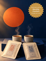 Two cups of Premenstrual Tea with a morning and an evening sachet